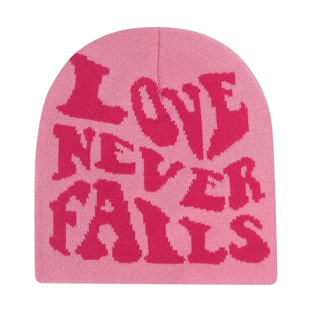 Y2K Letter Beanie Cap