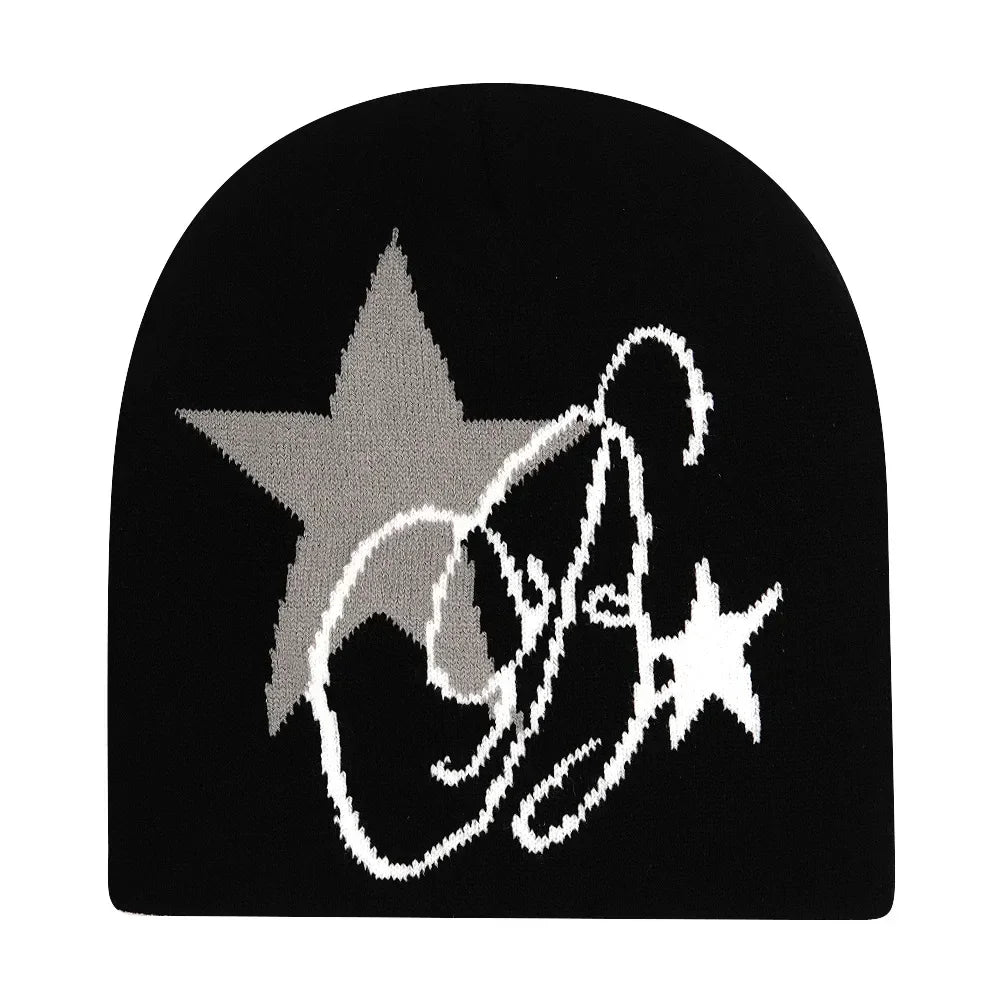 Y2K Letter Beanie Cap