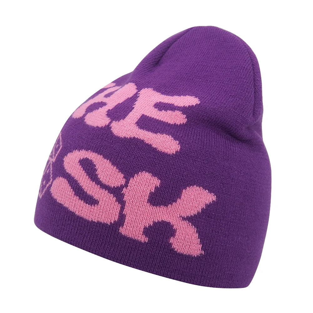 Y2K Letter Beanie Cap
