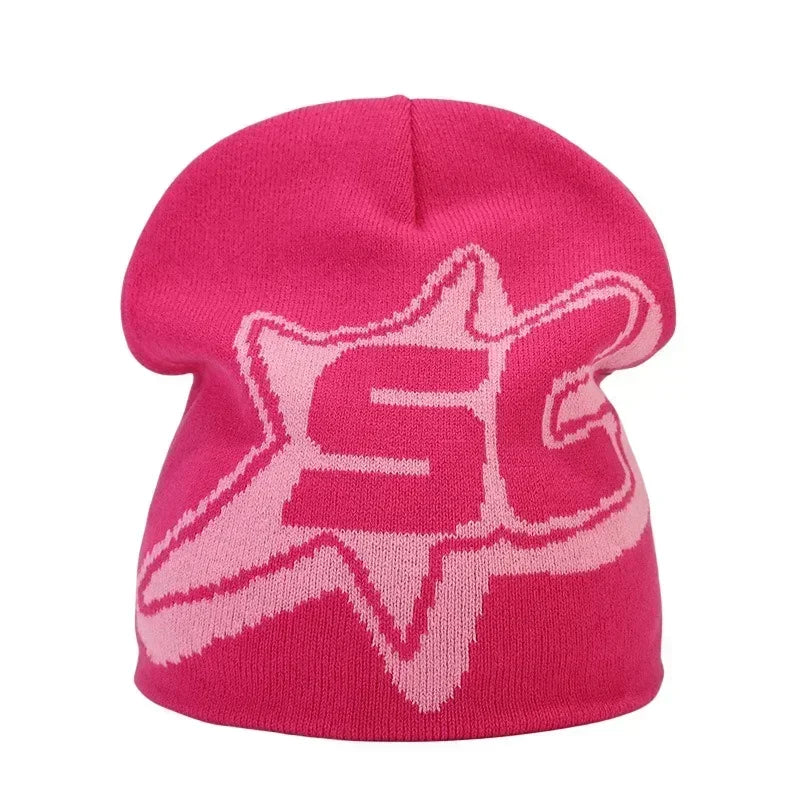 Y2K Letter Beanie Cap