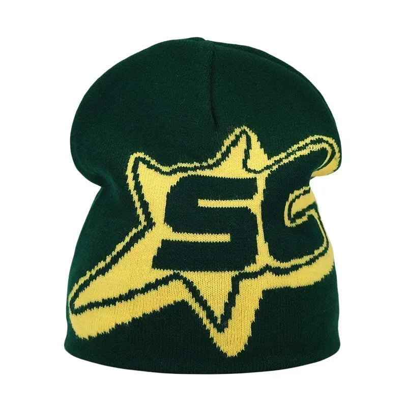 Y2K Letter Beanie Cap