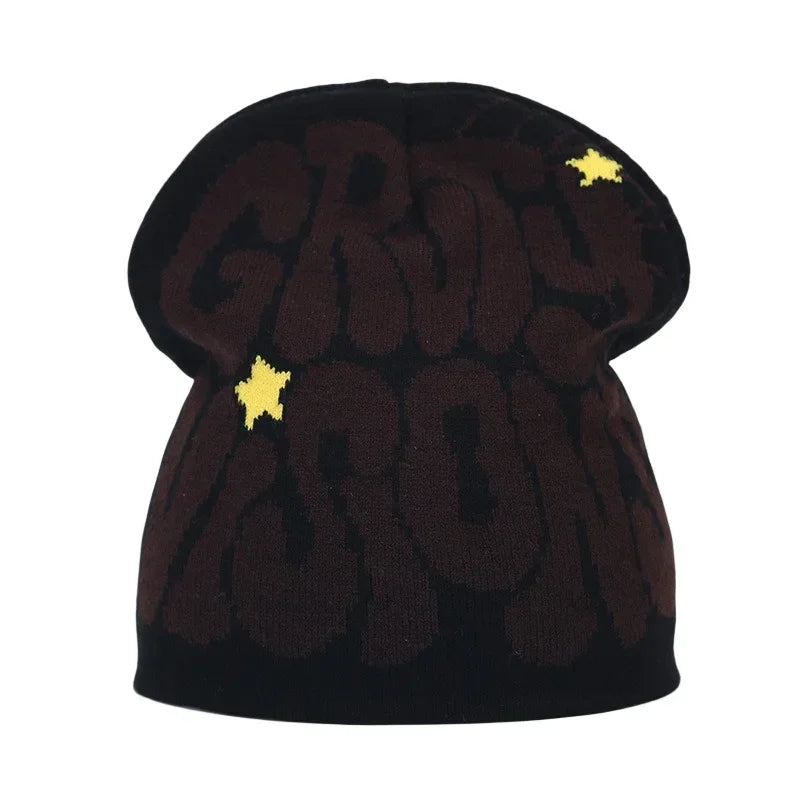 Y2K Letter Beanie Cap