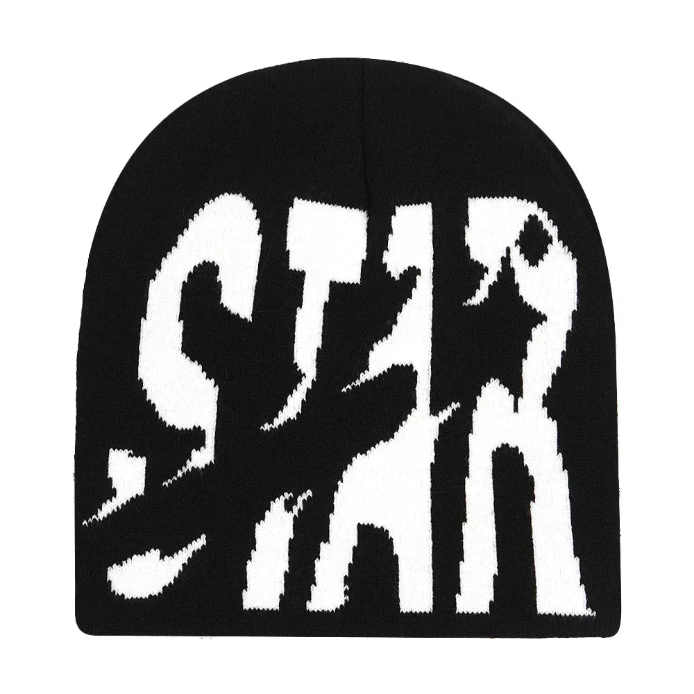Y2K Letter Beanie Cap
