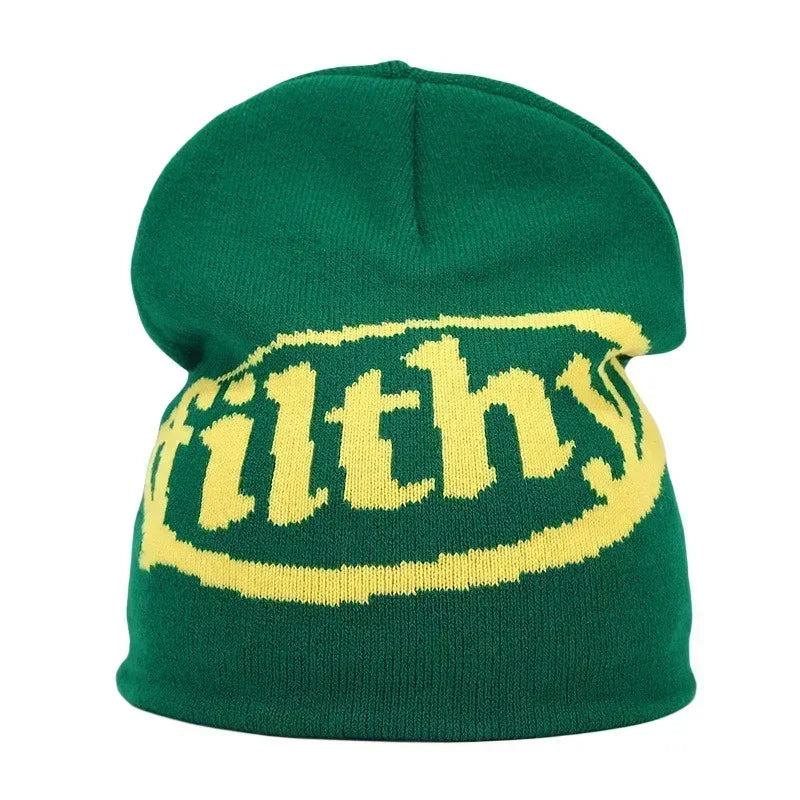 Y2K Letter Beanie Cap