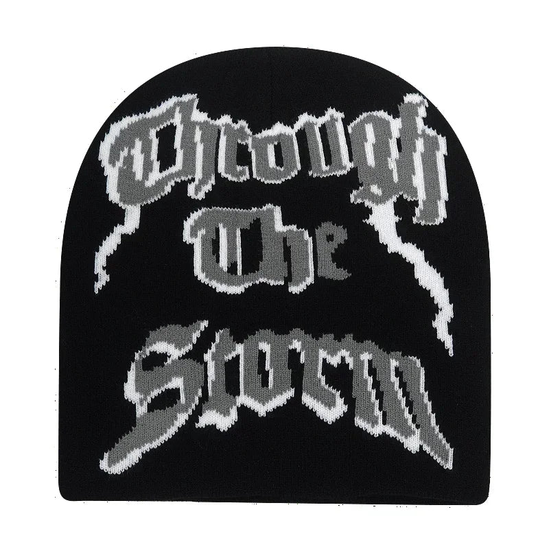 Y2K Letter Beanie Cap