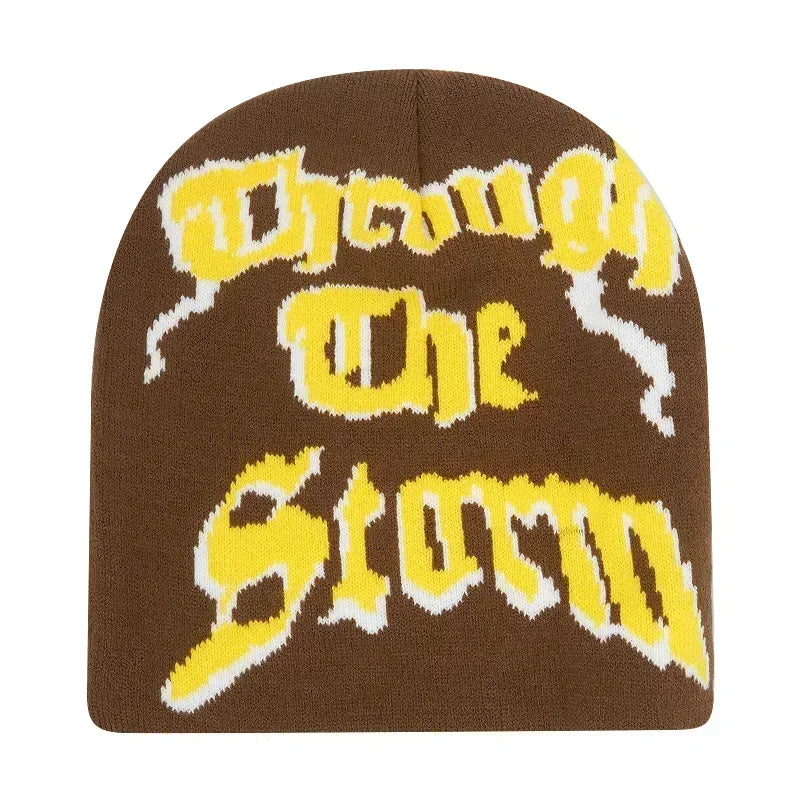 Y2K Letter Beanie Cap