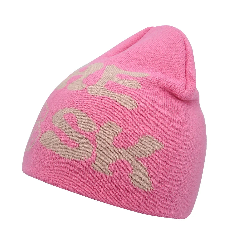 Y2K Letter Beanie Cap