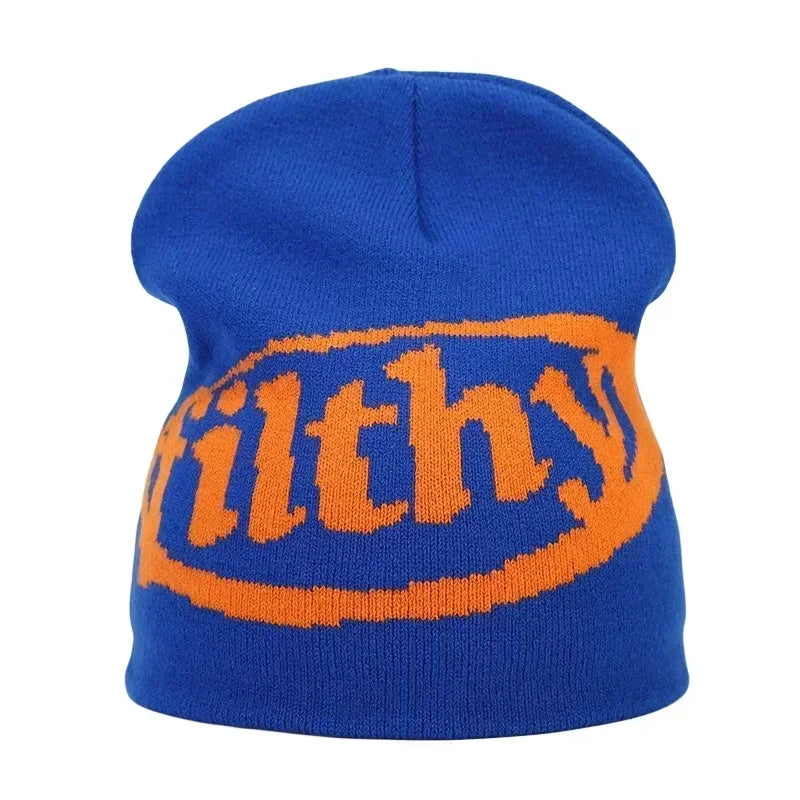 Y2K Letter Beanie Cap