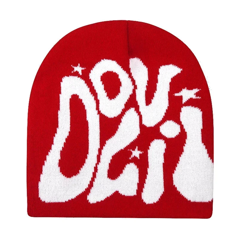 Y2K Letter Beanie Cap