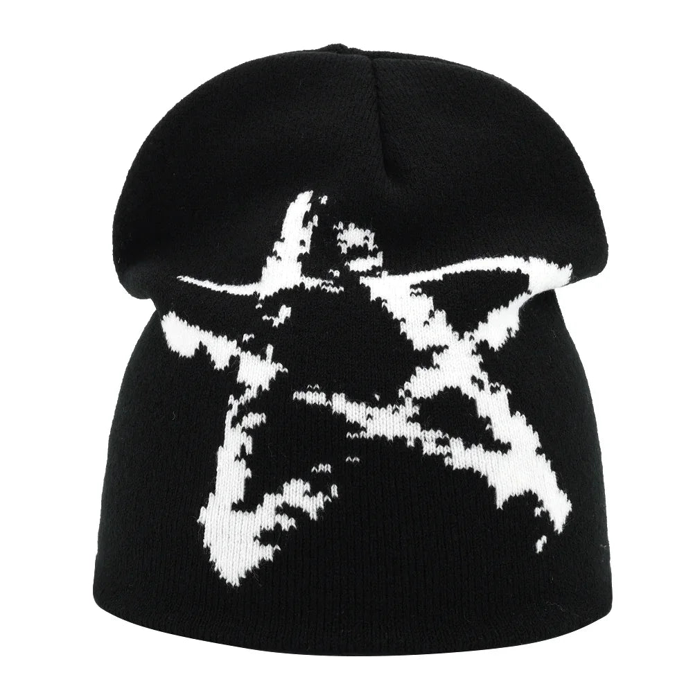 Y2K Letter Beanie Cap