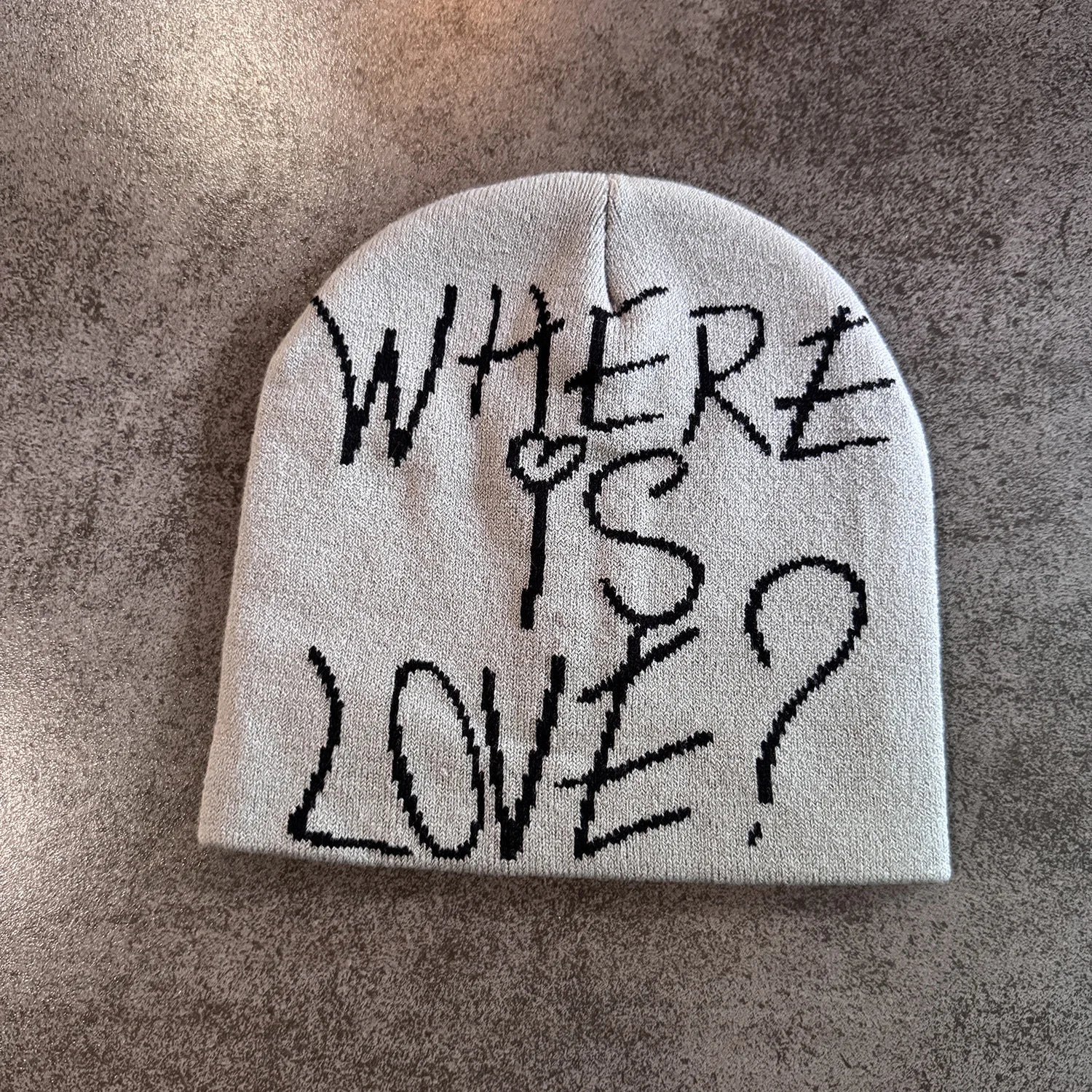 Y2K Letter Beanie Cap