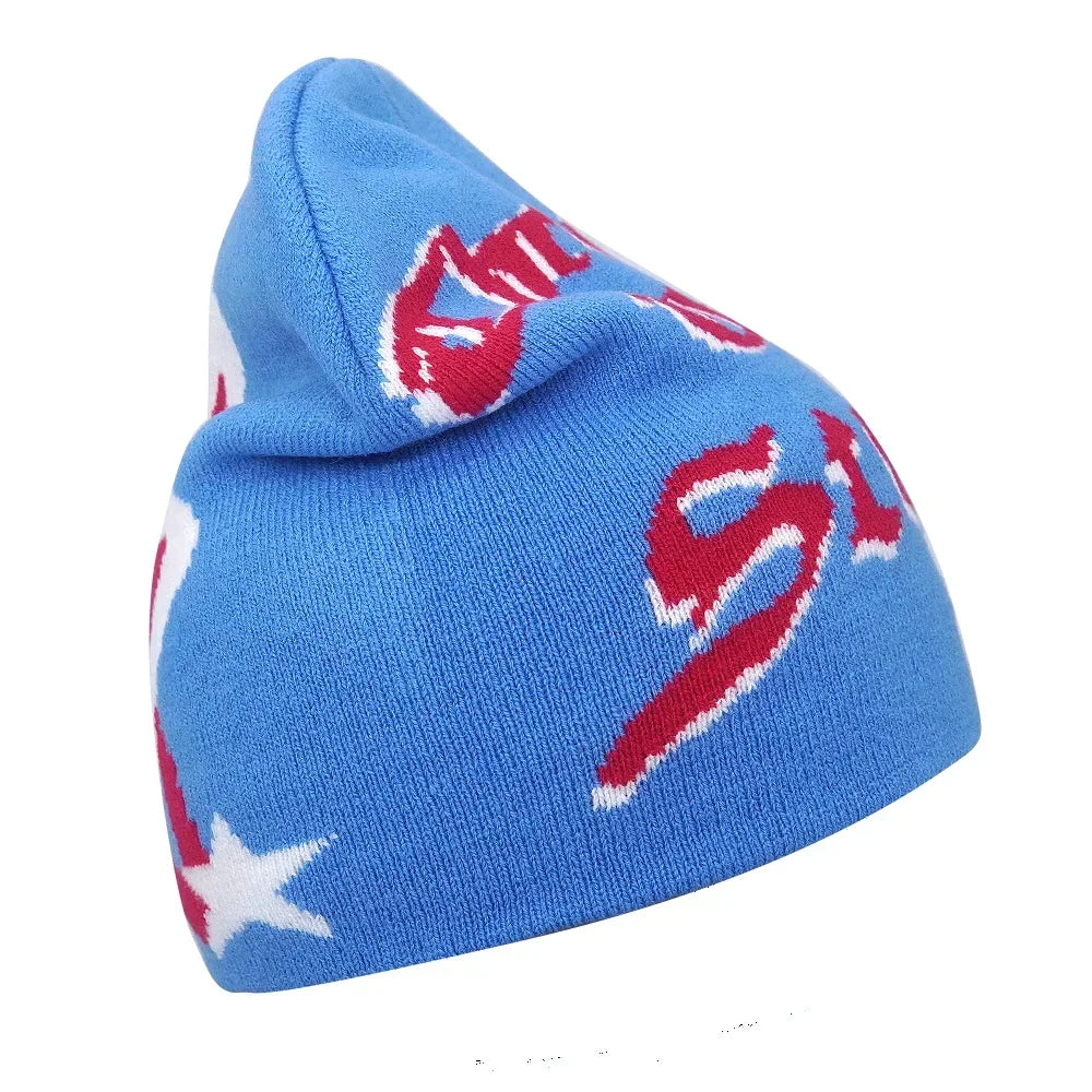 Y2K Letter Beanie Cap
