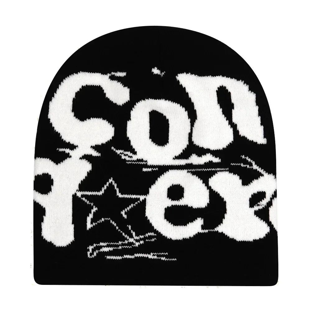 Y2K Letter Beanie Cap
