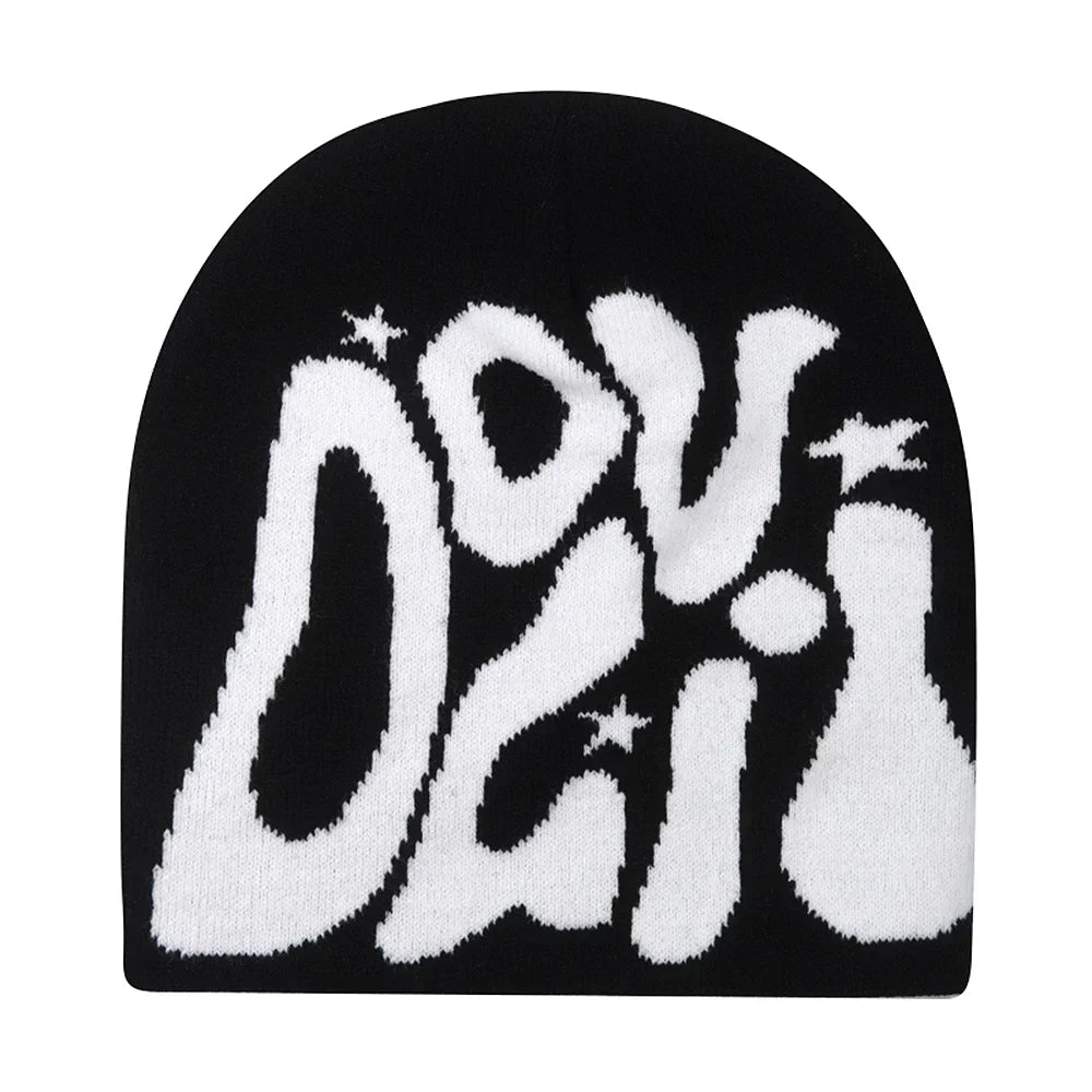 Y2K Letter Beanie Cap