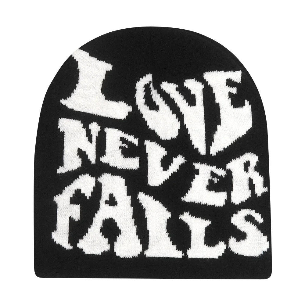 Y2K Letter Beanie Cap