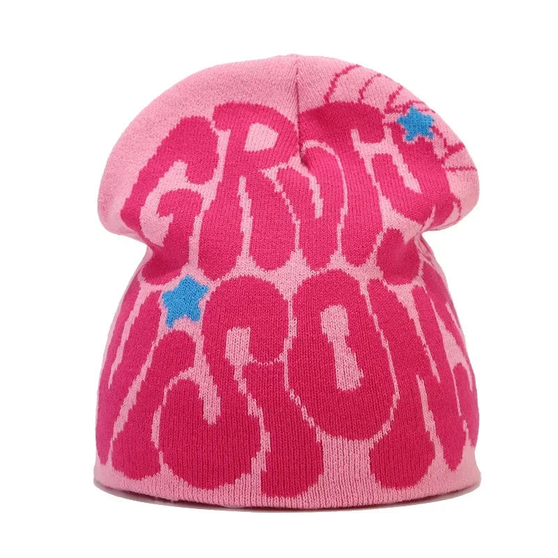 Y2K Letter Beanie Cap