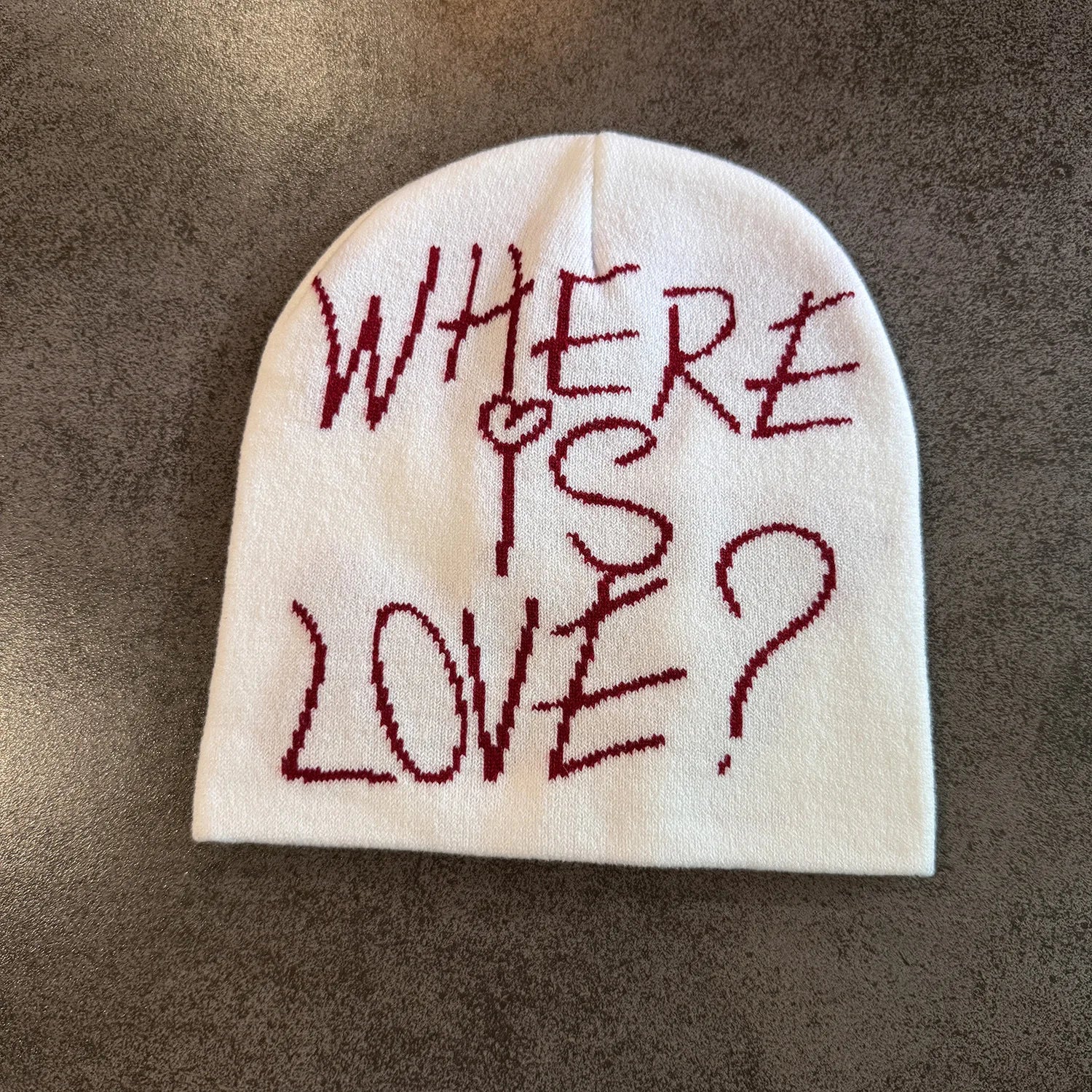 Y2K Letter Beanie Cap
