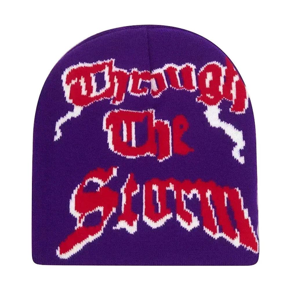 Y2K Letter Beanie Cap