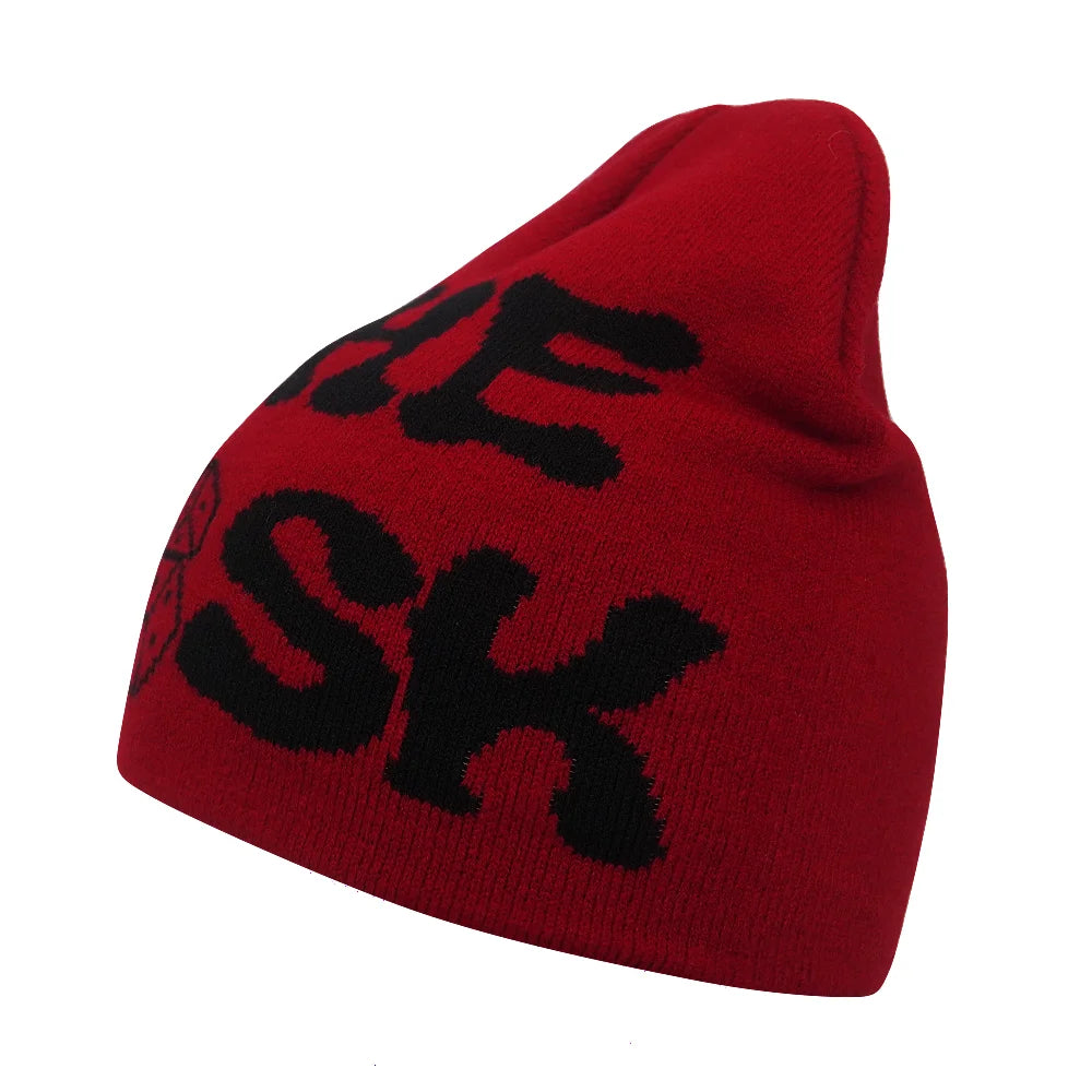 Y2K Letter Beanie Cap